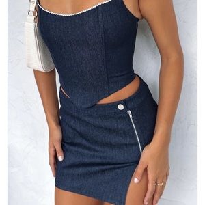 NEW Whitefox boutique denim set
